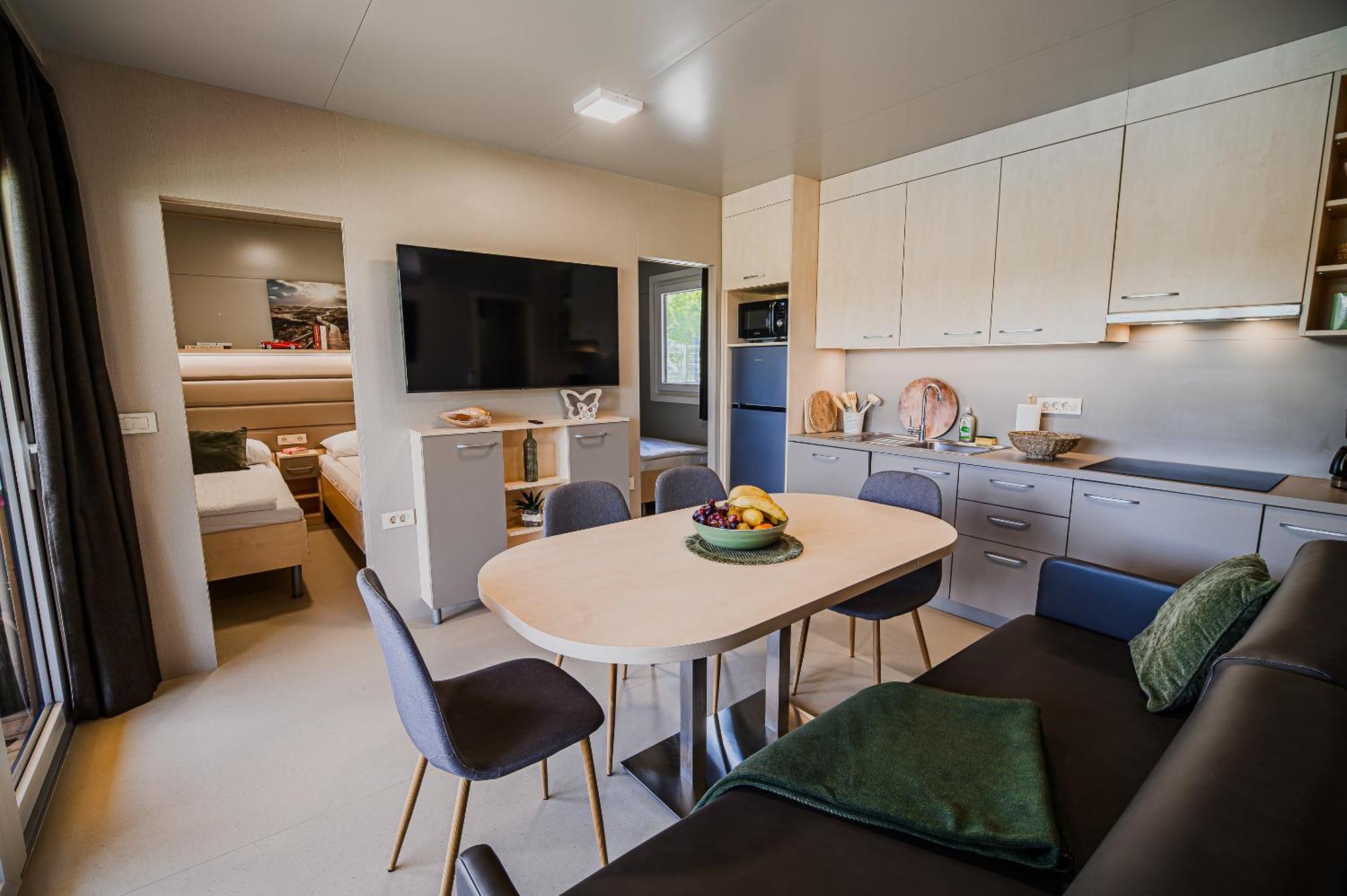 Deluxe Lake View Mobile Homes With Thermal Riviera Tickets Catez ob Savi Exterior foto