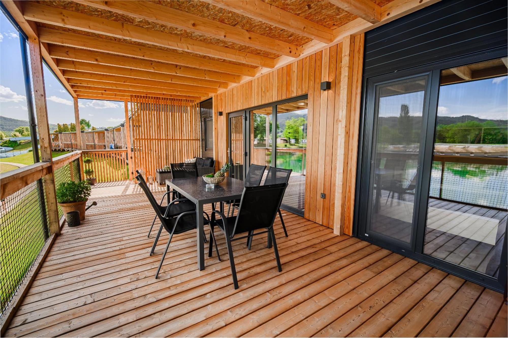 Deluxe Lake View Mobile Homes With Thermal Riviera Tickets Catez ob Savi Exterior foto